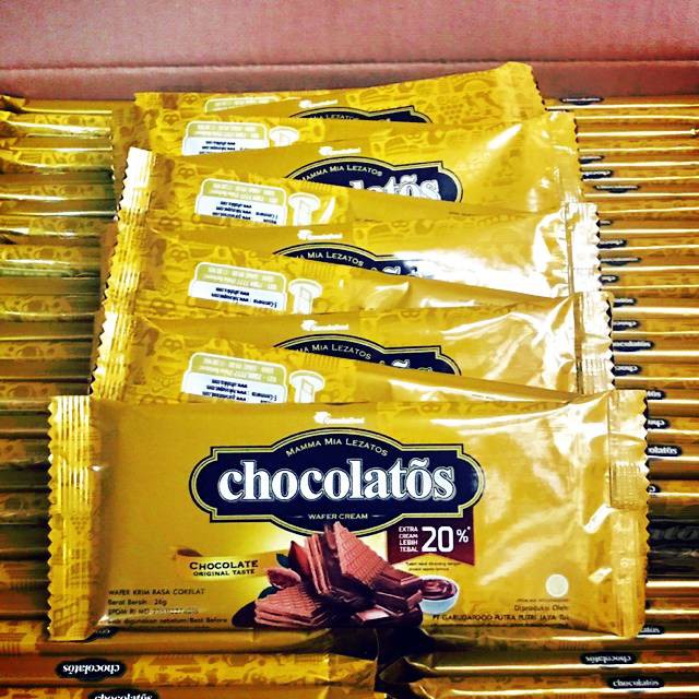 

Chocolatos Wafer Cream Original 26gr