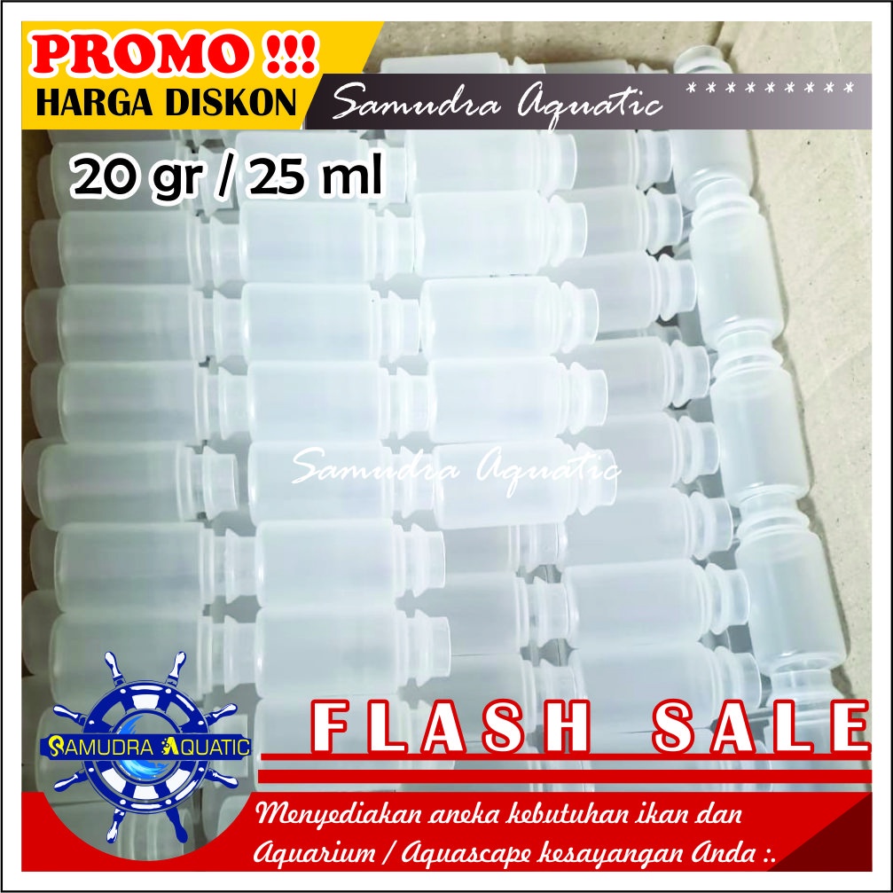 Botol Repack 20gr / 25 ml, Botol Plastik Kemasan Kosong