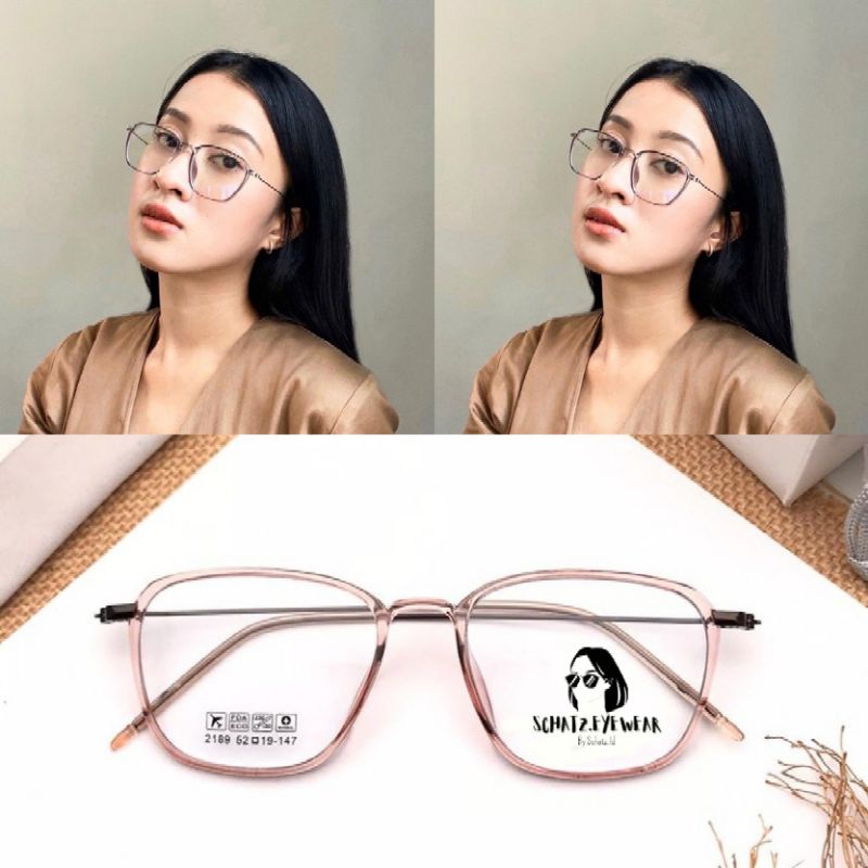 Kacamata Photochromic Frame Kacamata Wanita 2189 Kacamata Import Fashion Gratis Lensa Minus