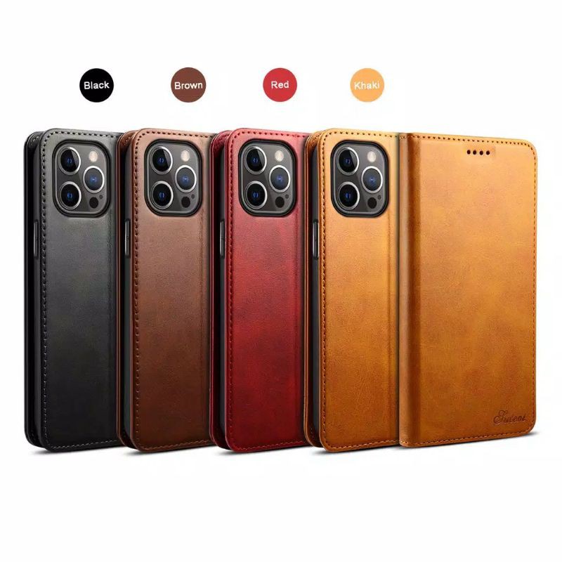Flip Case IPhone 12 Pro Max IPhone12 Mini Leather Cover Wallet Dompet Card Slot Casing Lipat Kulit