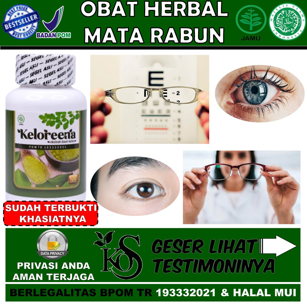 Kapsul Herbal Obat Mata Rabun Obat Mata Rabun Jauh Rabun Dekat Mata Minus Mata Plus Obat Mata Berlem