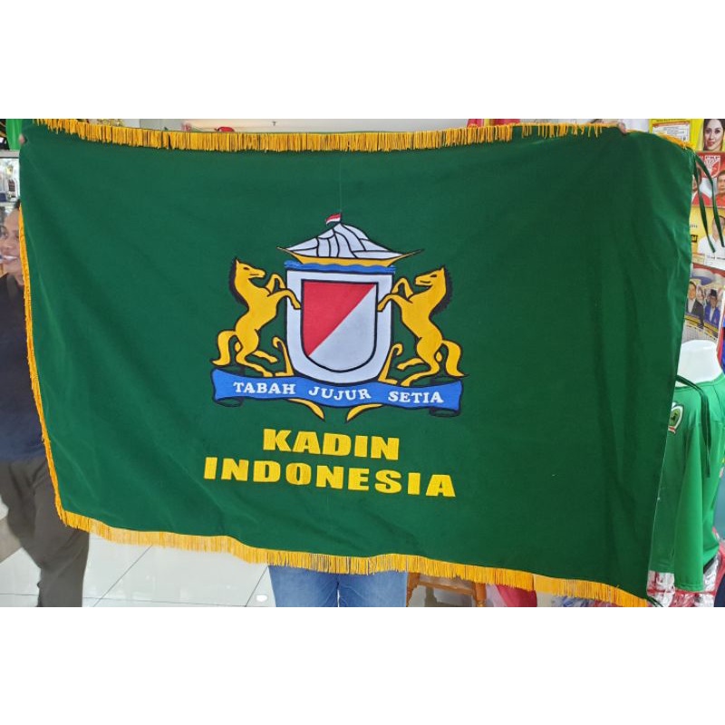 bendera bordir / pataka bordir custom