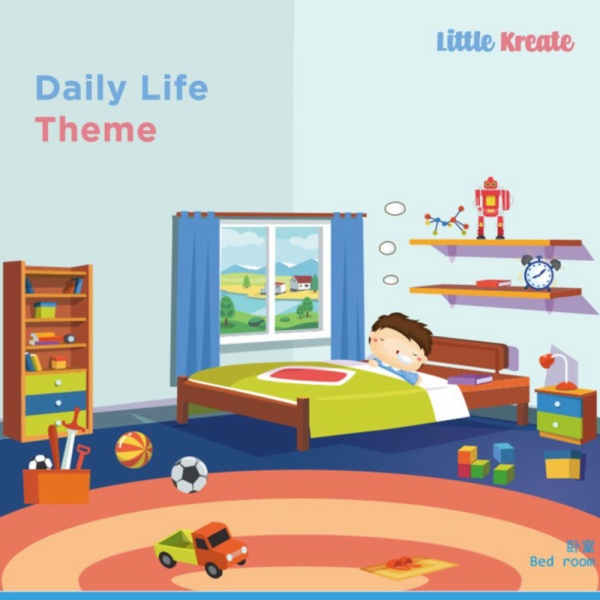 

Little Kreate - Mainan Edukasi - Reusable Sticker / Buku Stiker - Daily Life Berkualitas