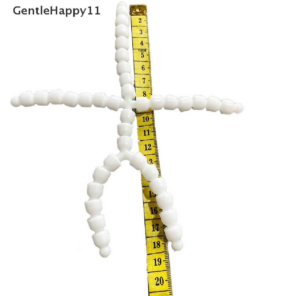 Gentlehappy Mainan Boneka Plush Bentuk Tengkorak Lengan Flexible 20 / 15CM Untuk DIY Anak