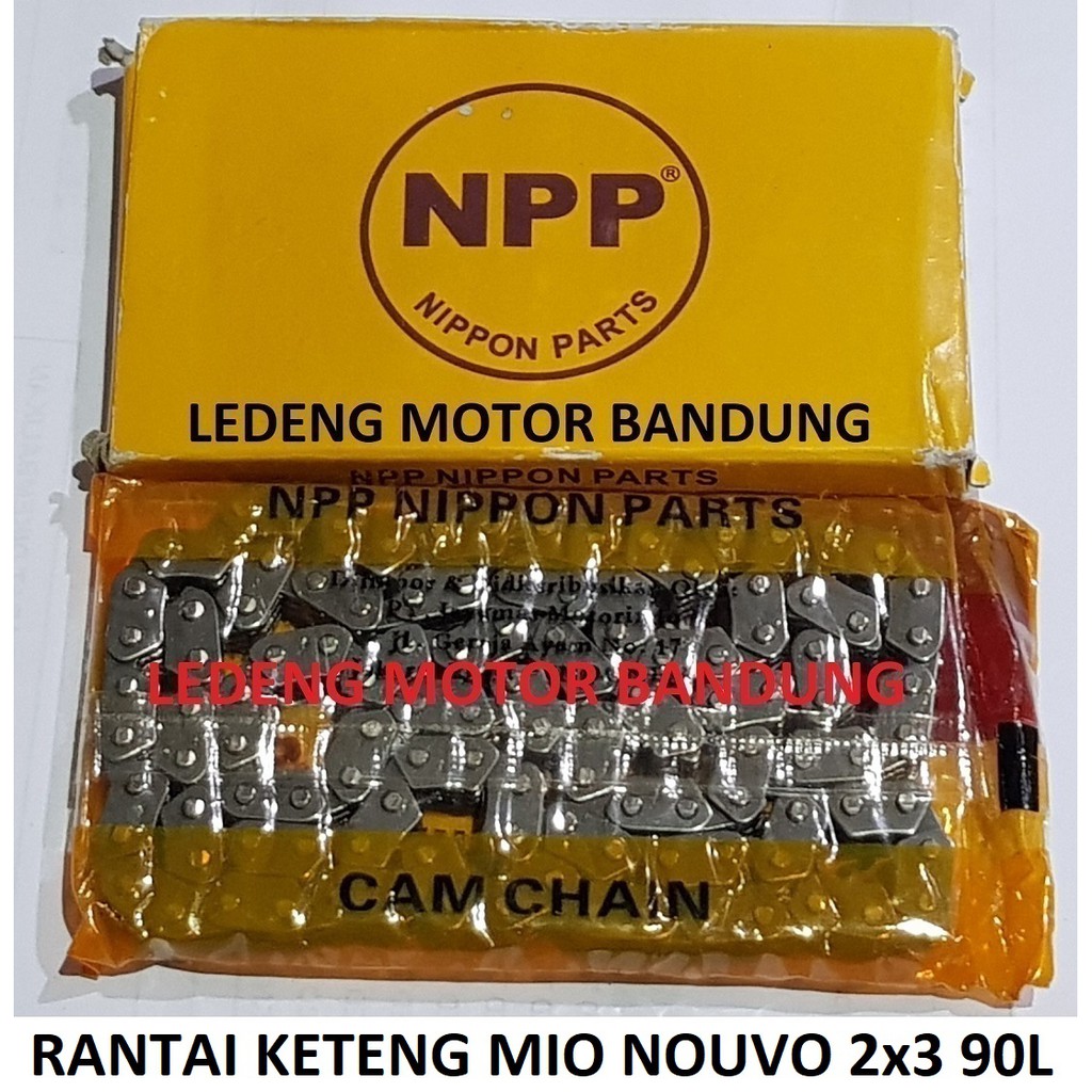 Rantai Keteng Mio Nouvo Chain Kamprat 2x3 90L Lokal Kualitas Bagus