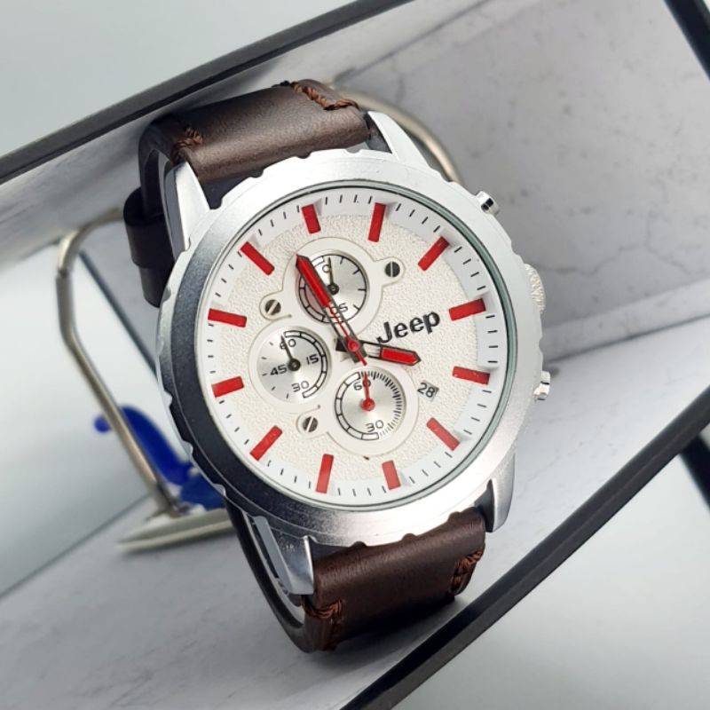 Jam tangan pria jeep 9018 crono aktif body