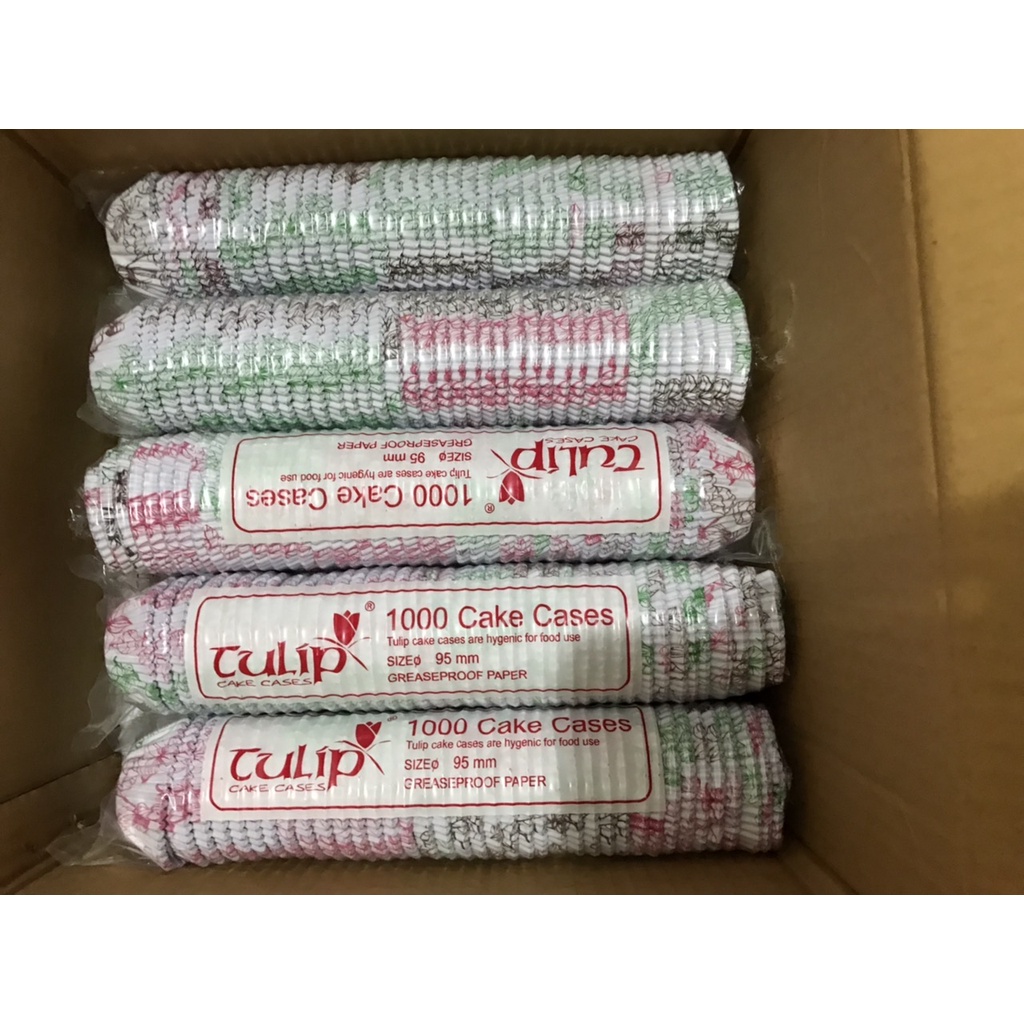 Cup roti bolu kue kukus / paper cake case motif uk 9,5