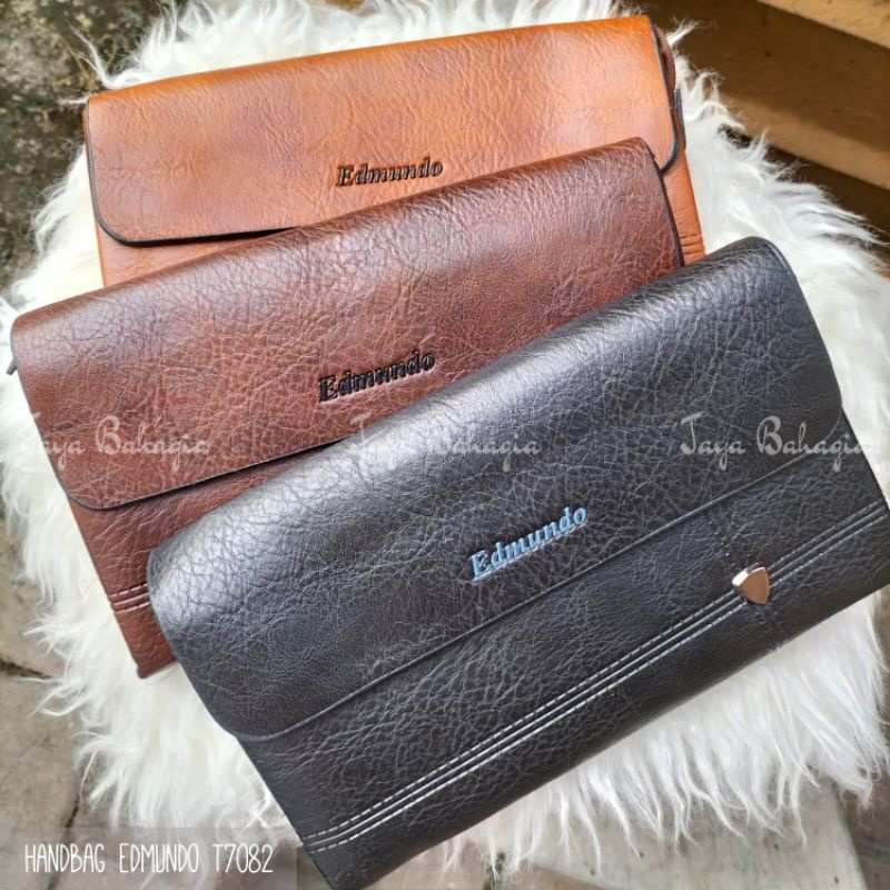 Handbag Dompet Polo Edmundo Clutch Kulit Pria Wanita 3 Slot