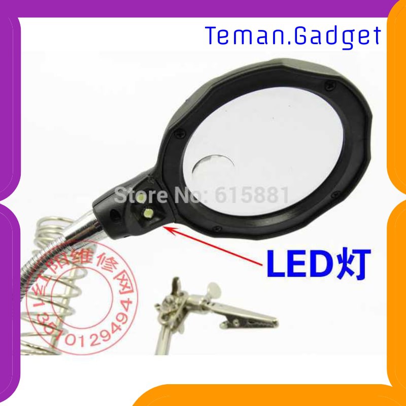 TG-DE136 Taffware Alat Pegangan Solder Helping Hand dan Kaca Pembesar - TE-801