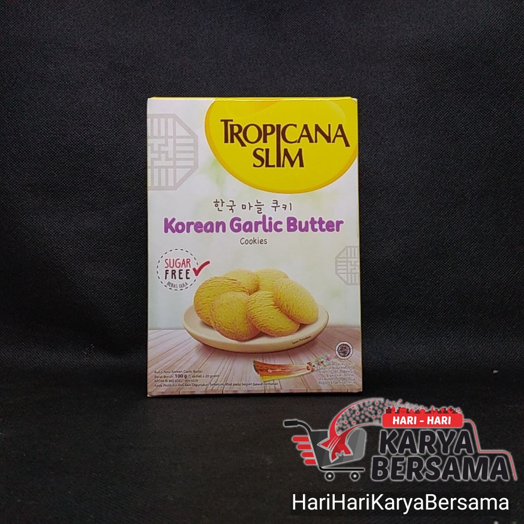 

TROPICANA SLIM KOREAN GARLIC BUTTER COOKIES ISI 5'S X 20GR