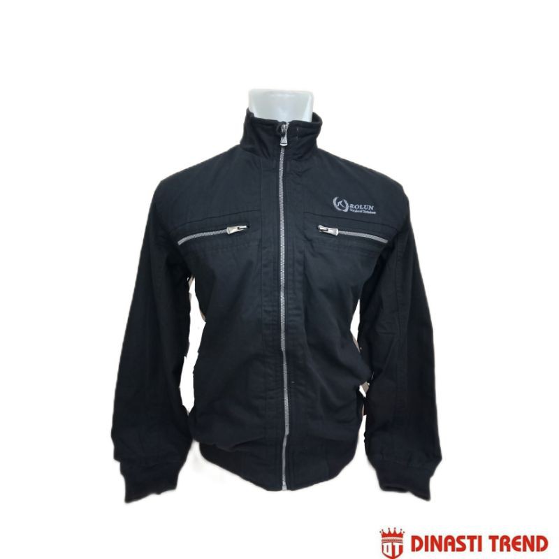 (DINASTI TREND) JAKET COWOK ROLUN ORIGINAL