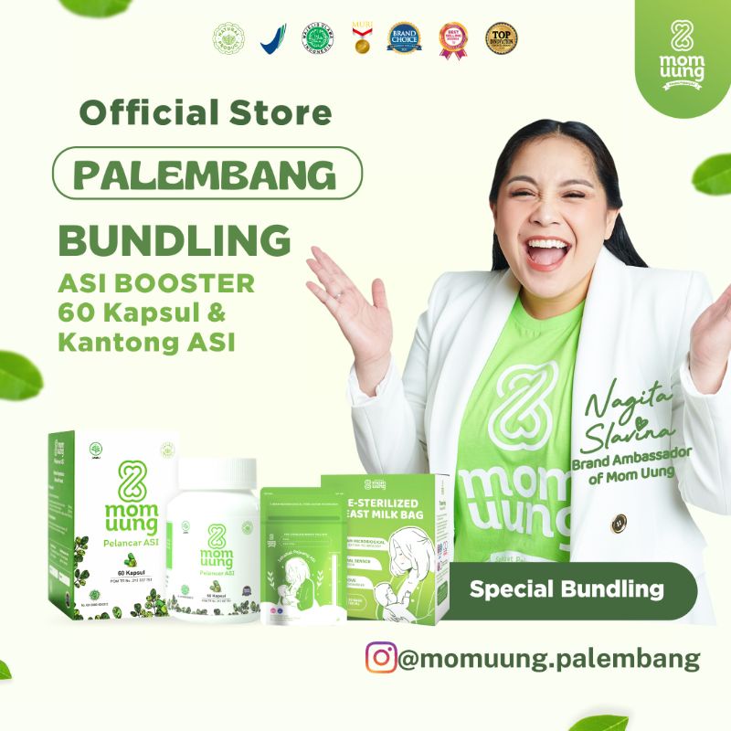 PAKET MOM UUNG 60 KAPSUL DAN ASI BAG 1 BOX