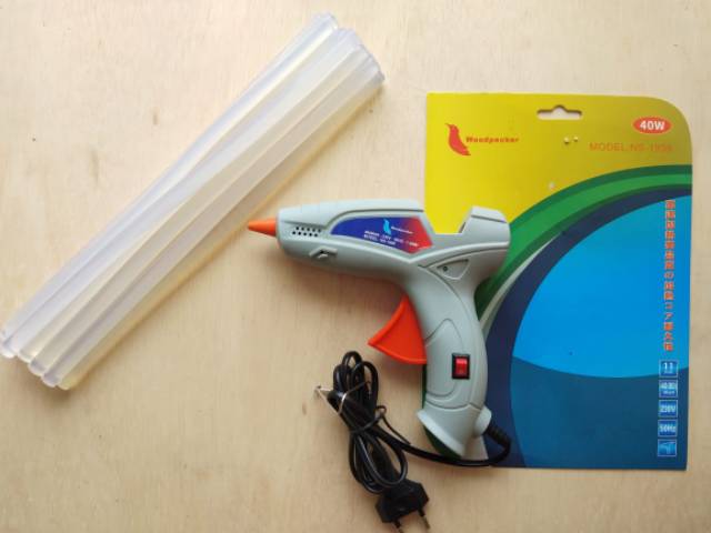 ALAT TEMBAK GLUE GUN 40W + BONUS ISI 10PCS