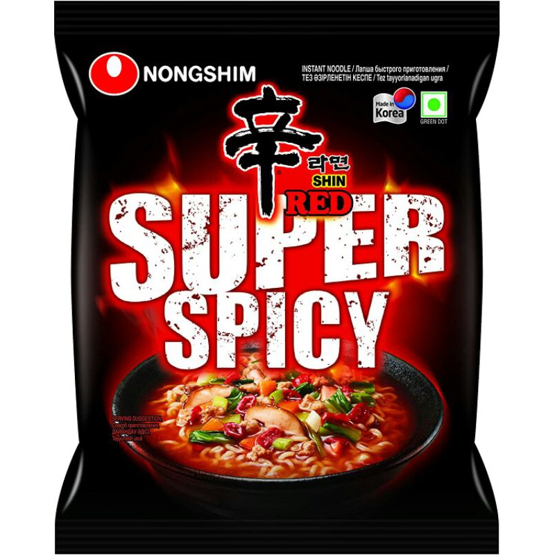 

Nongshim shin red super spicy 120gr