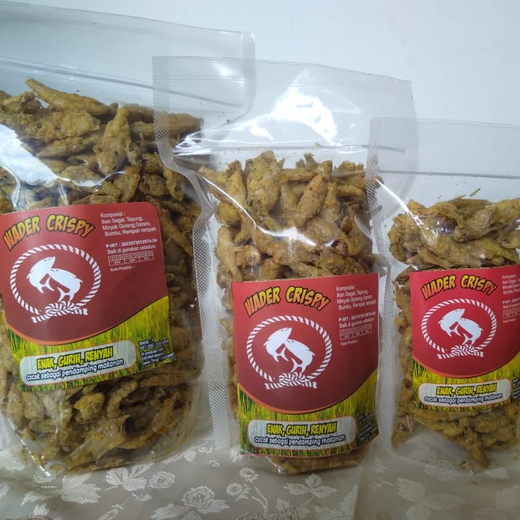 

Wader crispy Davinna Lauk Kering Camilan Seafood Keripik Ikan 250 gram