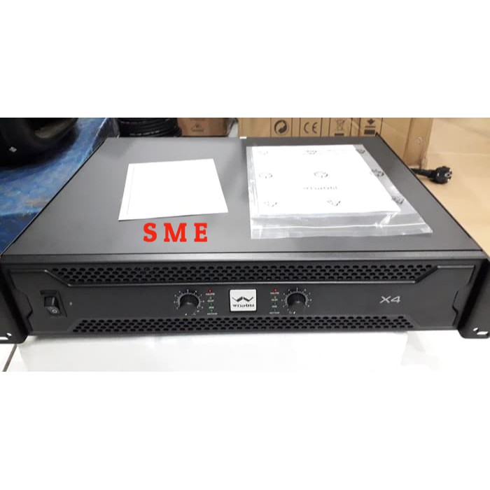 POWER AMPLIFIER WISDOM X4 X-4