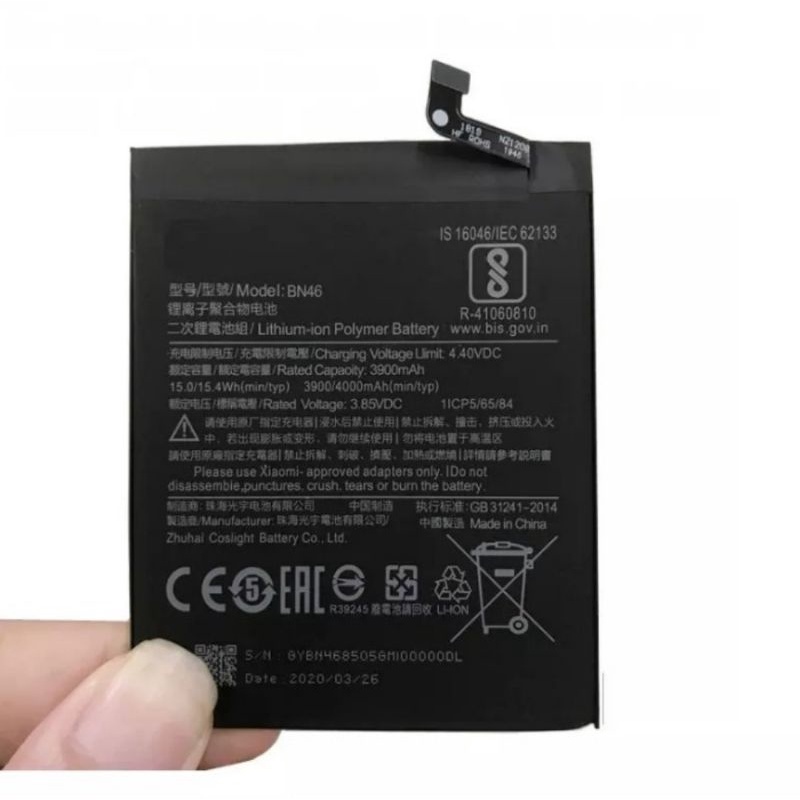 BATRE XIAOMI REDMI 7 REDMI NOTE 8 BN46 ORIGINAL OEM