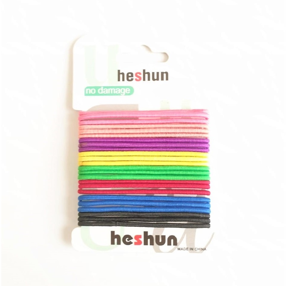 [24pcs] Ikat Rambut Ponytail Korea Set isi 24pcs / Karet Rambut / Kuncir Rambut-IRPKset-R-BOW/24pcs