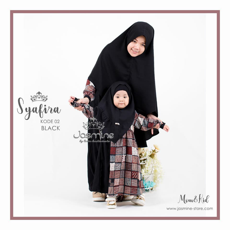 Syafira Dress Gamis Anak Original By Jasmine