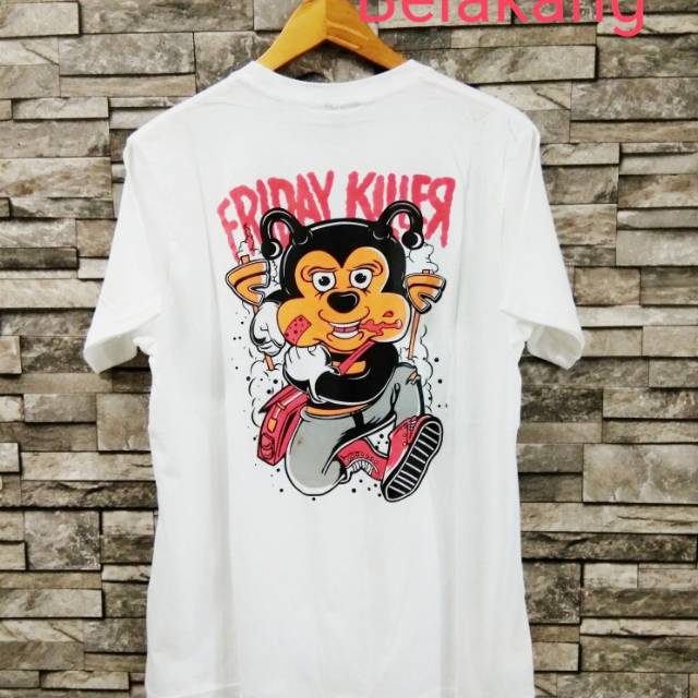 KAOS FRIDAY KILLER - TSHIRT FRIDAY KILLER - KAOS DISTRO LENGAN PENDEK FRIDAY KILLER