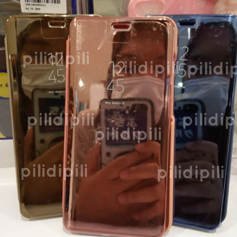 Flip Case Mirror for Samsung J2 Pro, J4 2018, J4+ 2018, J6 2018, J6+ 2018, J7 Core/NXT, J8 2108, M10