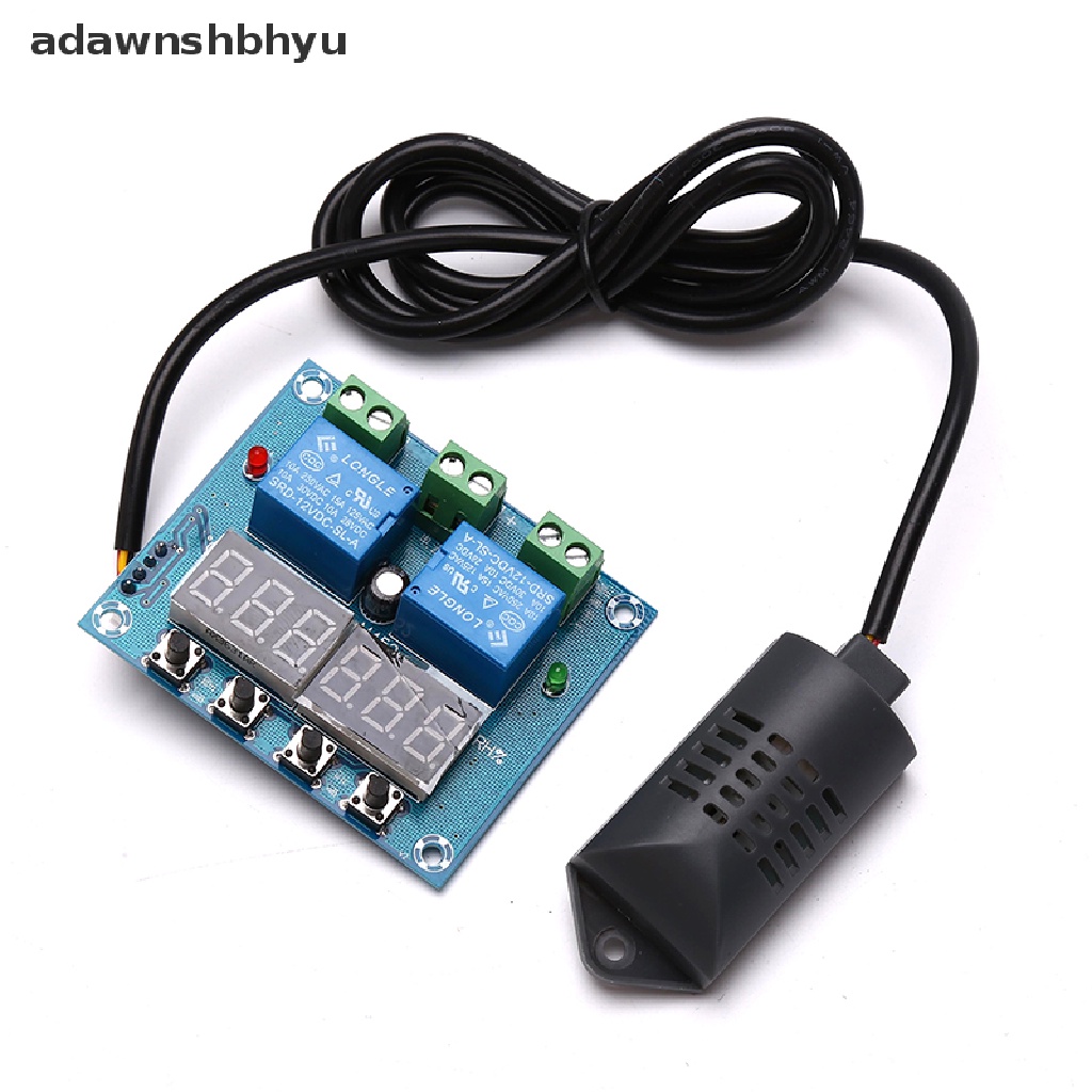 Adawnshbhyu XH-M452 Humiture LED Digital Thermostat Humidistat DC 12V Controller Regulator