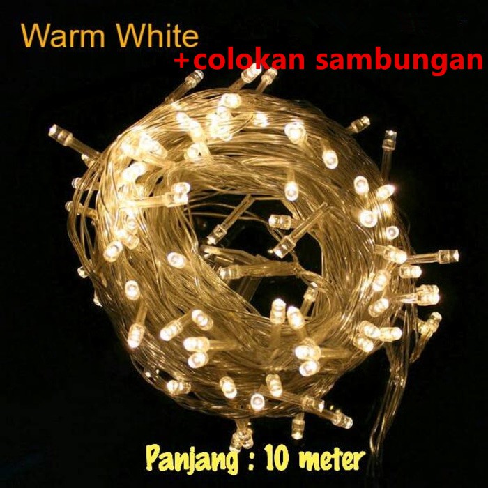  DISINIAJA WARM WHITE Lampu  natal led dekorasi lampu  