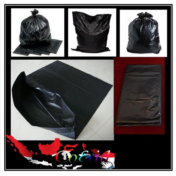 Plastik Sampah Hitam Besar Ukuran 90x120cm / Plastik Packing