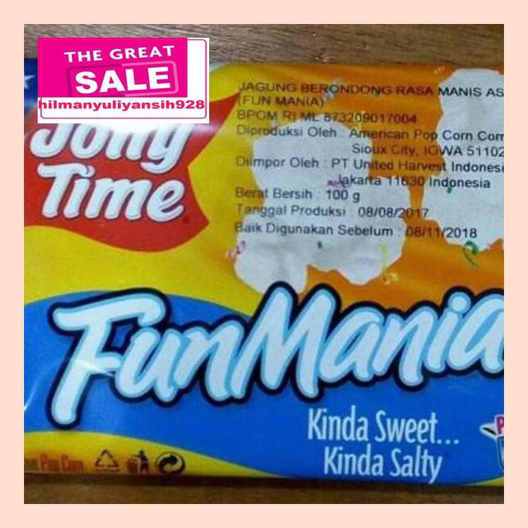 

S50Mra Promo Popcorn Jolly Time "Fun Mania" Ret05Vh