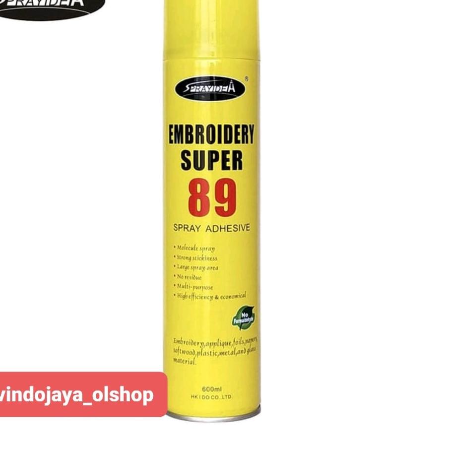 

New LEM SEMPROT SUPER 89 / ADHESIVE SPRAYIDEA TER KHUSUS PENGIRIMAN PULAU JAWA