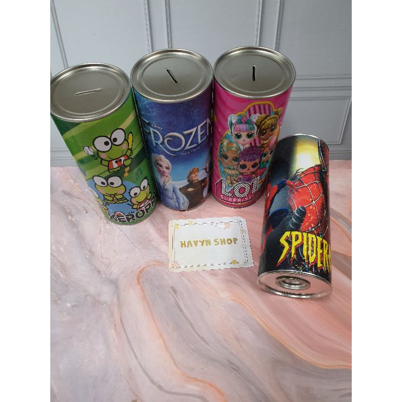 celengan kaleng ukuran XL / tempat menabung-6