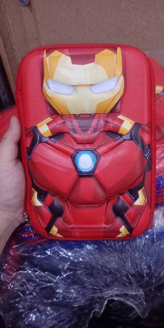 Kotak pensil smiggle super heroes spiderman,ironman,superman,batman,captainamerica-6