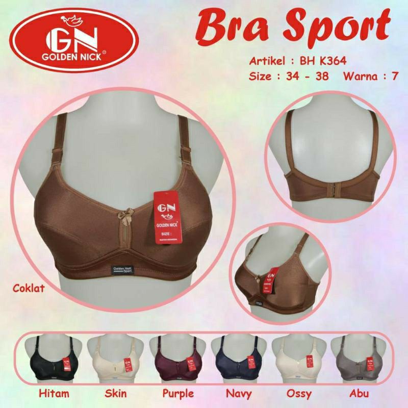 Bh sport Golden nick tanpa busa
