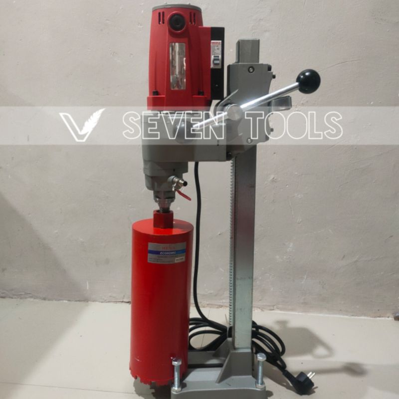 Mesin Bor Coring 8 inch Weka Diamond Core Drill plus mata coring 2, 4, 5, Inci