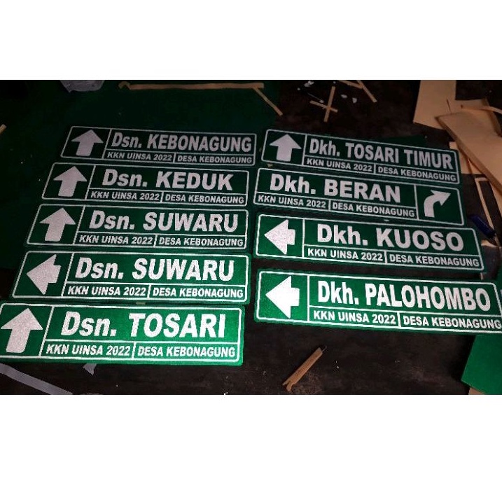 Plang NAMA JALAN Custom