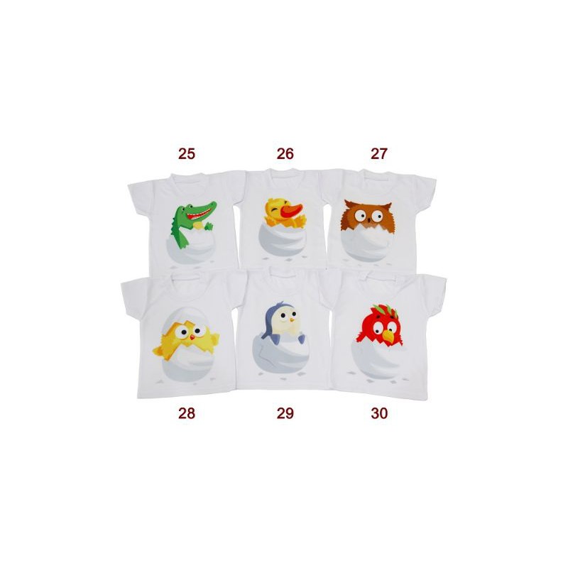 6pcs Kaos Singlet Bayi size S, M, L &amp; XL/Kaos Dalam Bayi Bergambar/Baju Kutung Bayi