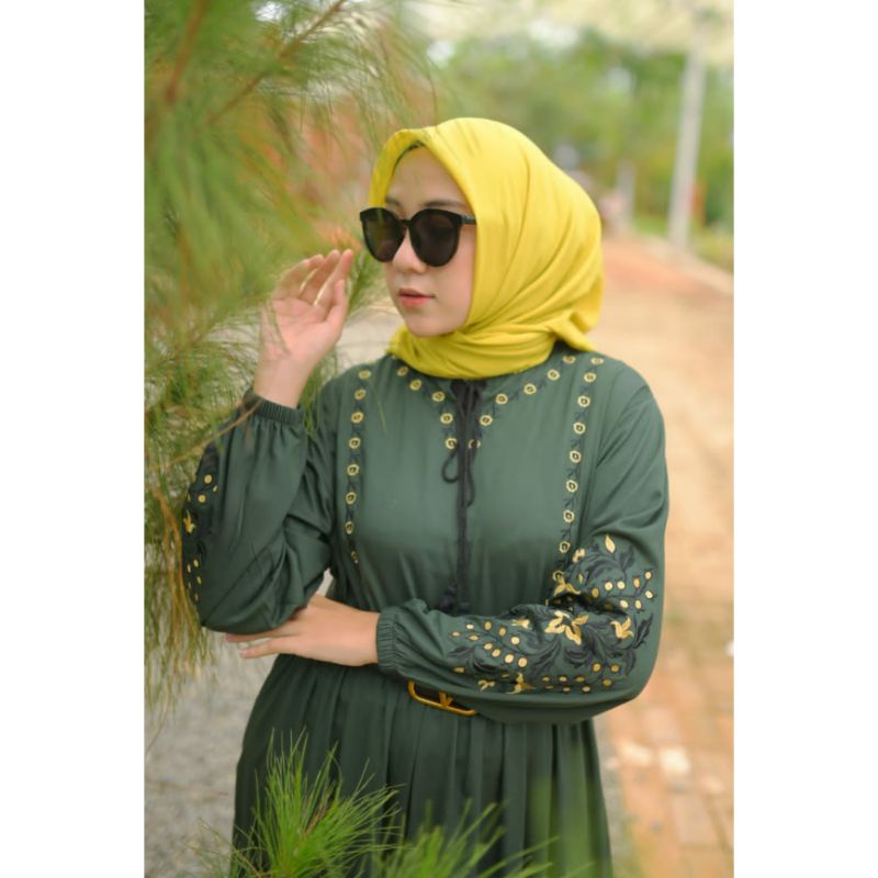 RAYA DRESS | GAMIS | GAMIS BORDIR | GAMIS TWILL | GAMIS CANTIK