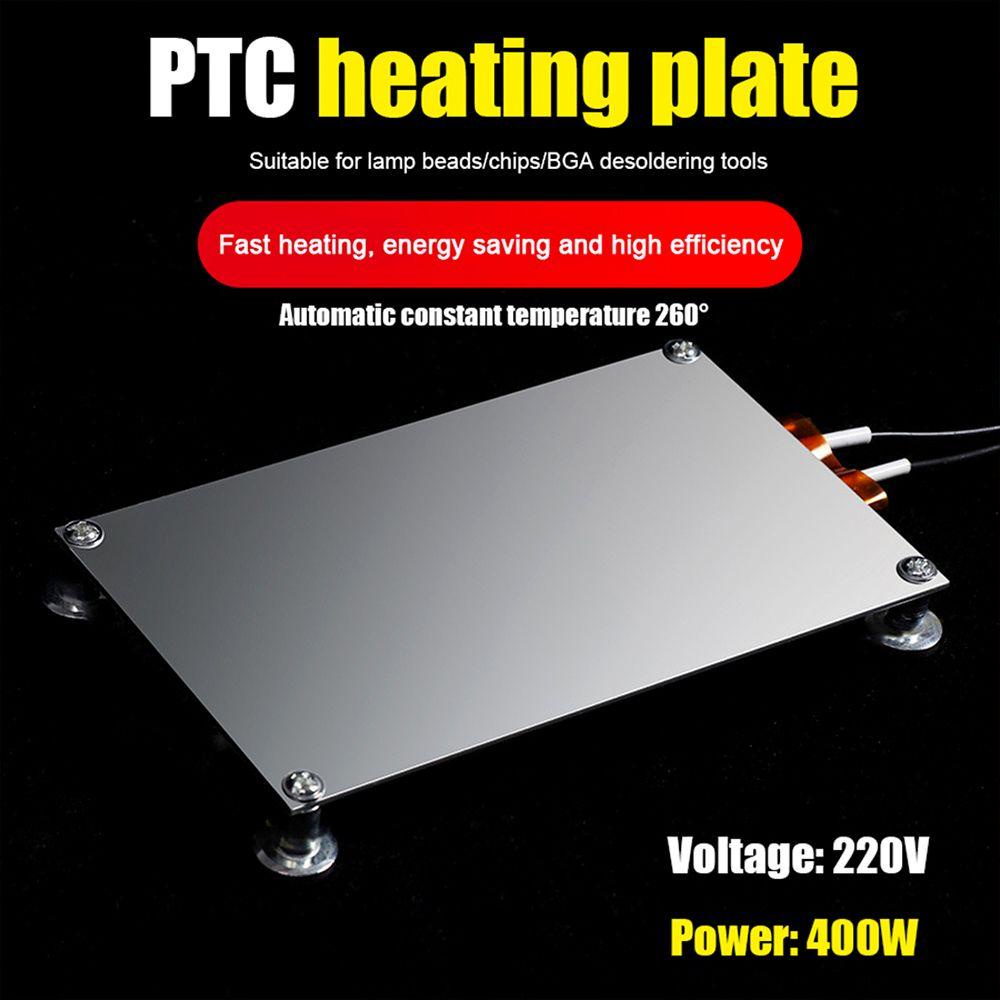 Top Plat Pemanas PTC 220 / 110V Konstan Temp BGA Untuk Solder