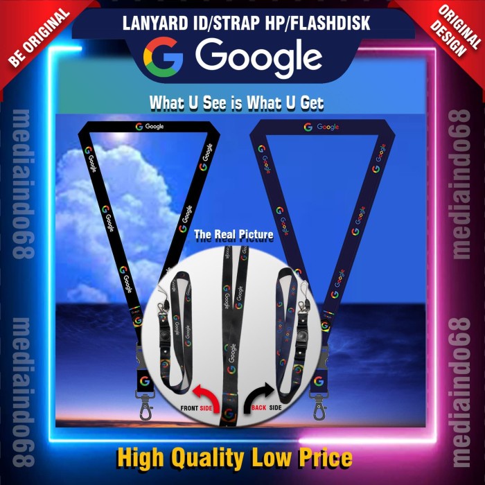 

READY LANYARD Google-STRAP HP-FLASHDISK-ID LANYARD BERKUALITAS