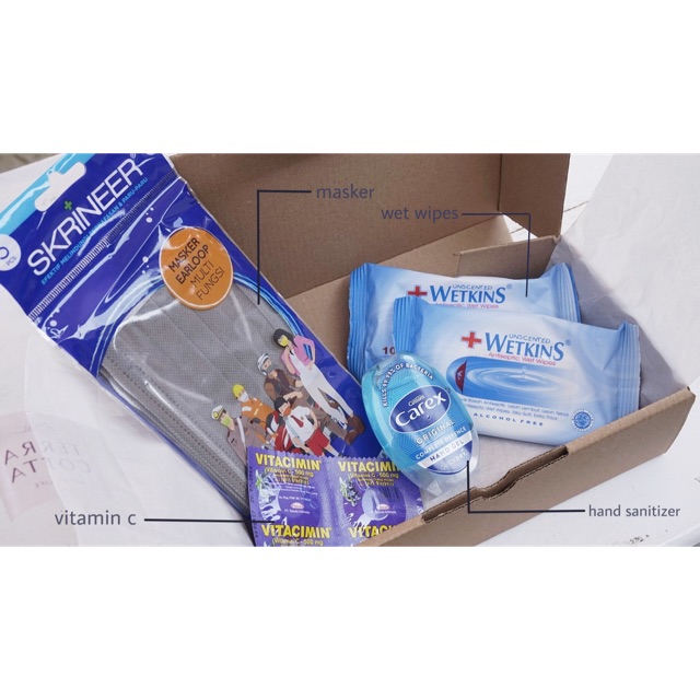 Hampers Healthy Things Prevent Covid 19 Lebaran Eid Souvenir Gift Kado Wisuda Haji New Normal Kit