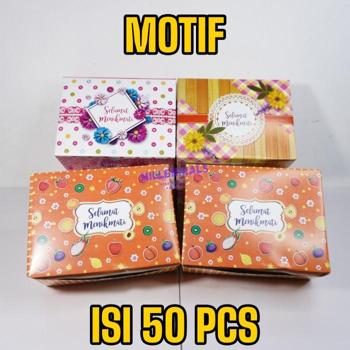 

Dus Kue 12X14 12X16 / Dus Snack Kotak Motif 250Gsm Isi 50Pcs 002