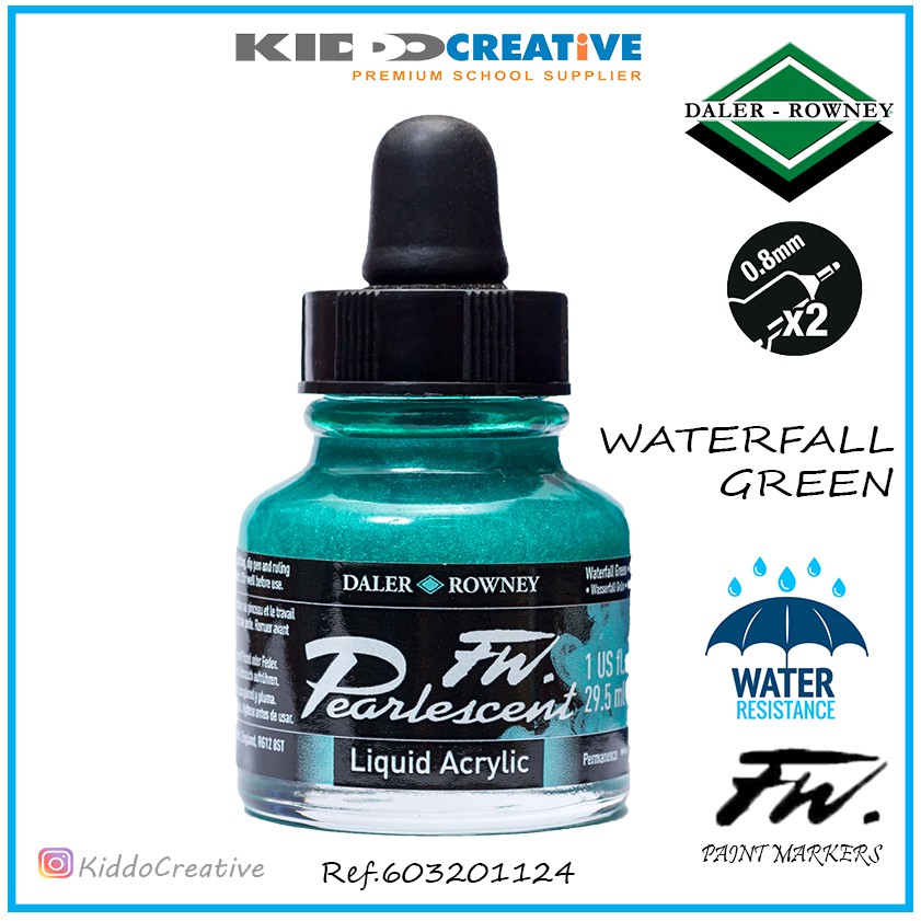 

Fw Pearlescent 29.5ml Waterfall Green