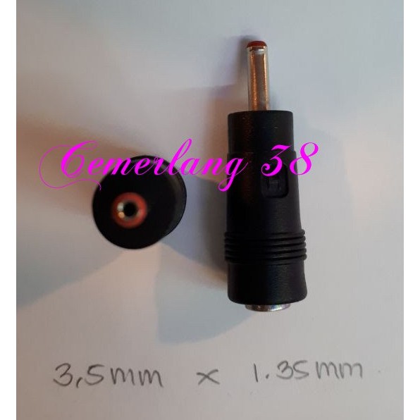 3,5mm * 1,35mm Over Connector Jack DC Sambungan 5.5 mm x 2.5 mm Female to Male 3.5 mm x 1.35 mm