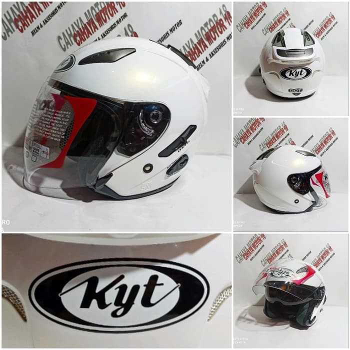 Helm Kyt galaxy slide putih