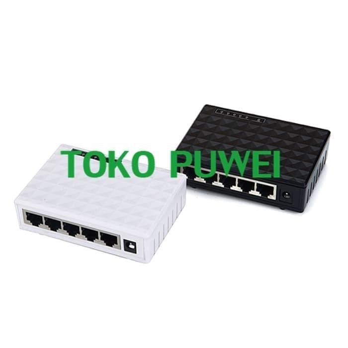 5 PORT RJ45 100MBPS ETHERNET SWITCH HUB LAN NETWORK SPLITTER ADAPTER A