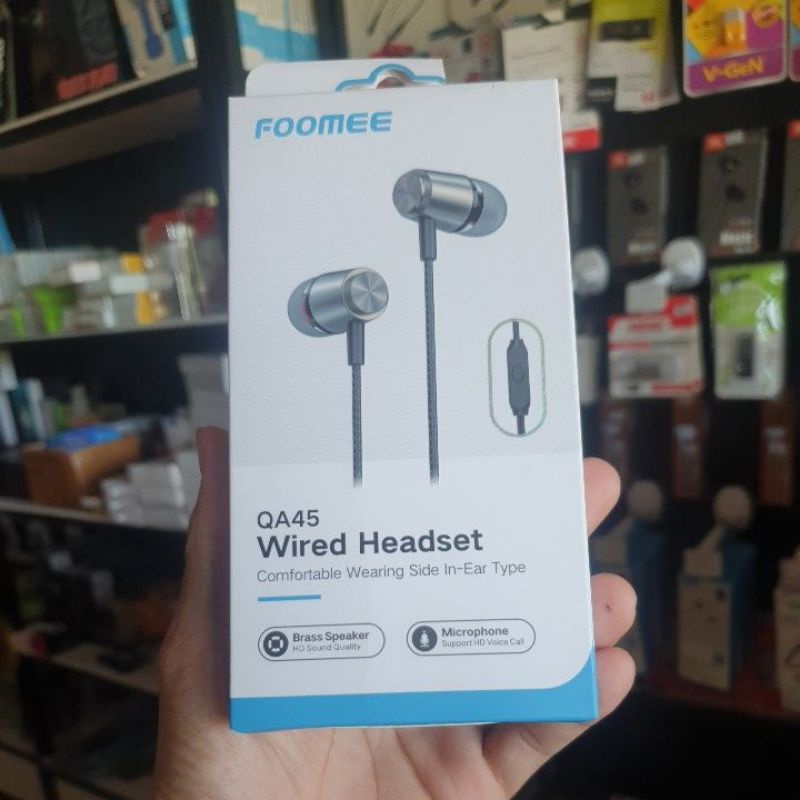 WIRED HEADSET QA45 FOOMEE