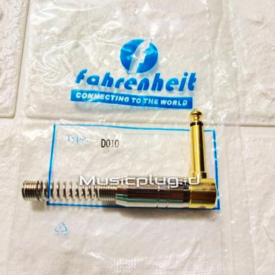 Ready Terkini Jack Jek Akai Akay Mono FAHRENHEIT D010 Model Bentuk L Original Gold Plate Plated