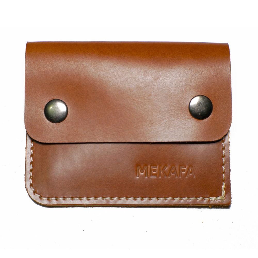 Mekafa - Gunic Card Holder Leather Brown/Tempat Kartu nama Kulit Asli 100%