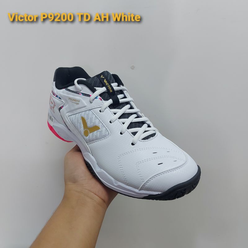 SEPATU BADMINTON VICTOR P9200 TD AH WHITE ( Size : 38 - 45 ) ORIGINAL