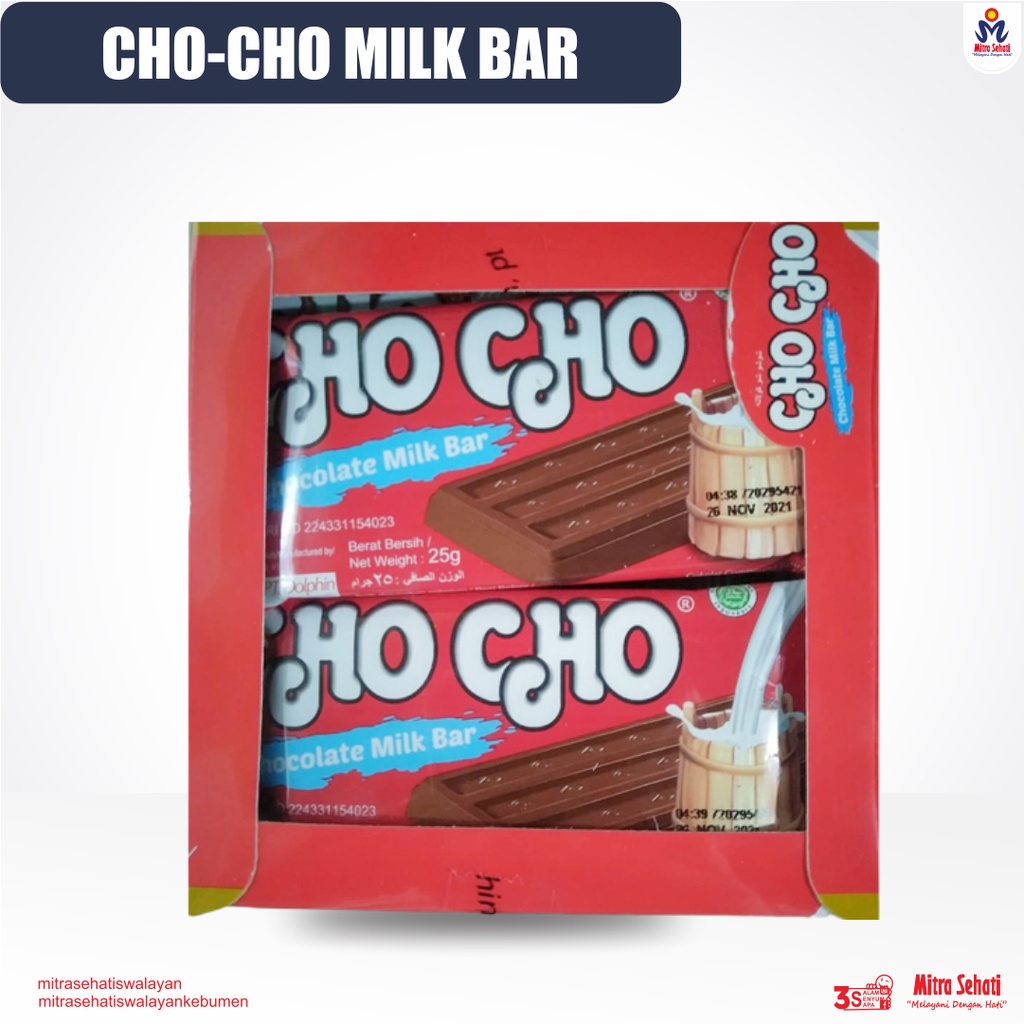 

CHO-CHO MILK BAR 25gr [ Mitra Sehati Swalayan ]